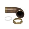 Everflow Slip Joint Waste Bend for Tubular Drain Applications, 22GA Brass 1-1/2"x12" 21912